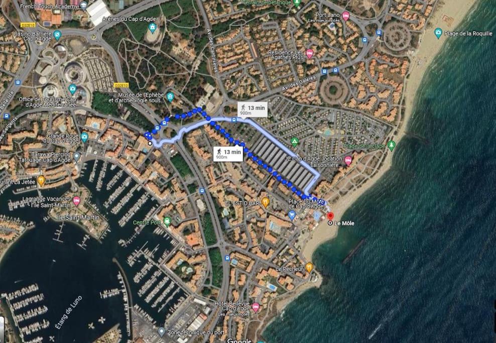 Studio Centre Port, Cap D'Agde Buitenkant foto