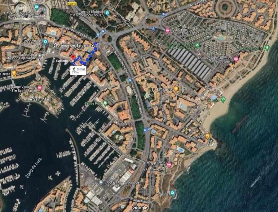 Studio Centre Port, Cap D'Agde Buitenkant foto